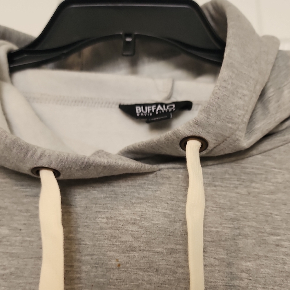 Buffalo David Bitton Gray Hoodie - Picture 4 of 11